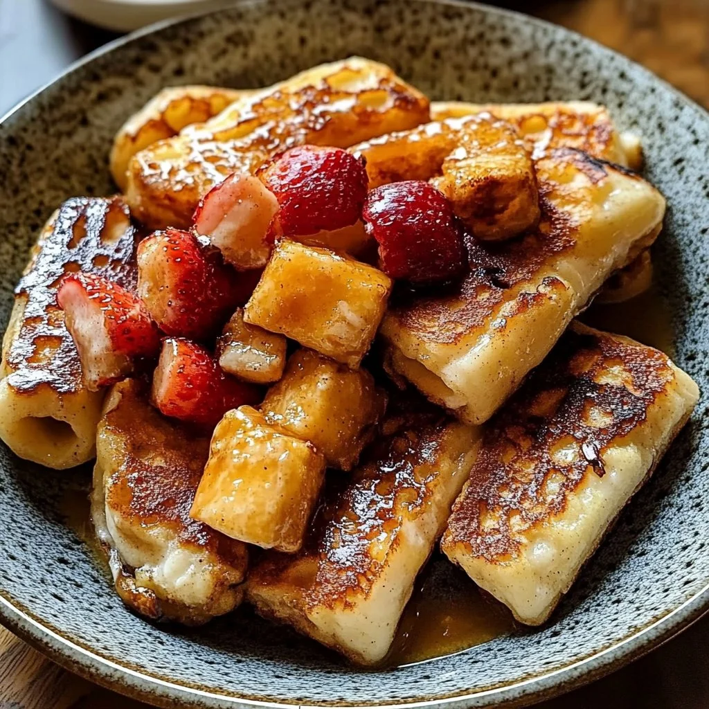 A colorful plate of various breakfast dishes showcasing breakfast delight.
