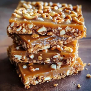 Delicious Caramel Pretzel Crack Bars with a sweet and salty combination