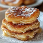 An assortment of traditional French desserts including pastries and creams.