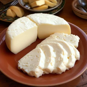 Three ingredients homemade cheese preparation