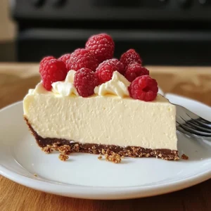 Delicious no-bake cheesecake served with fresh fruit toppings.