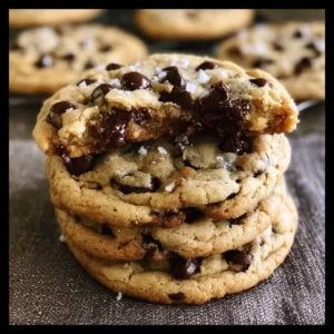 Freshly baked BEST EVER chocolate chip cookies on a cooling rack