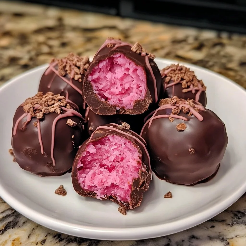 Cherry Mash Truffles: Chocolate-covered cherry treats for dessert lovers