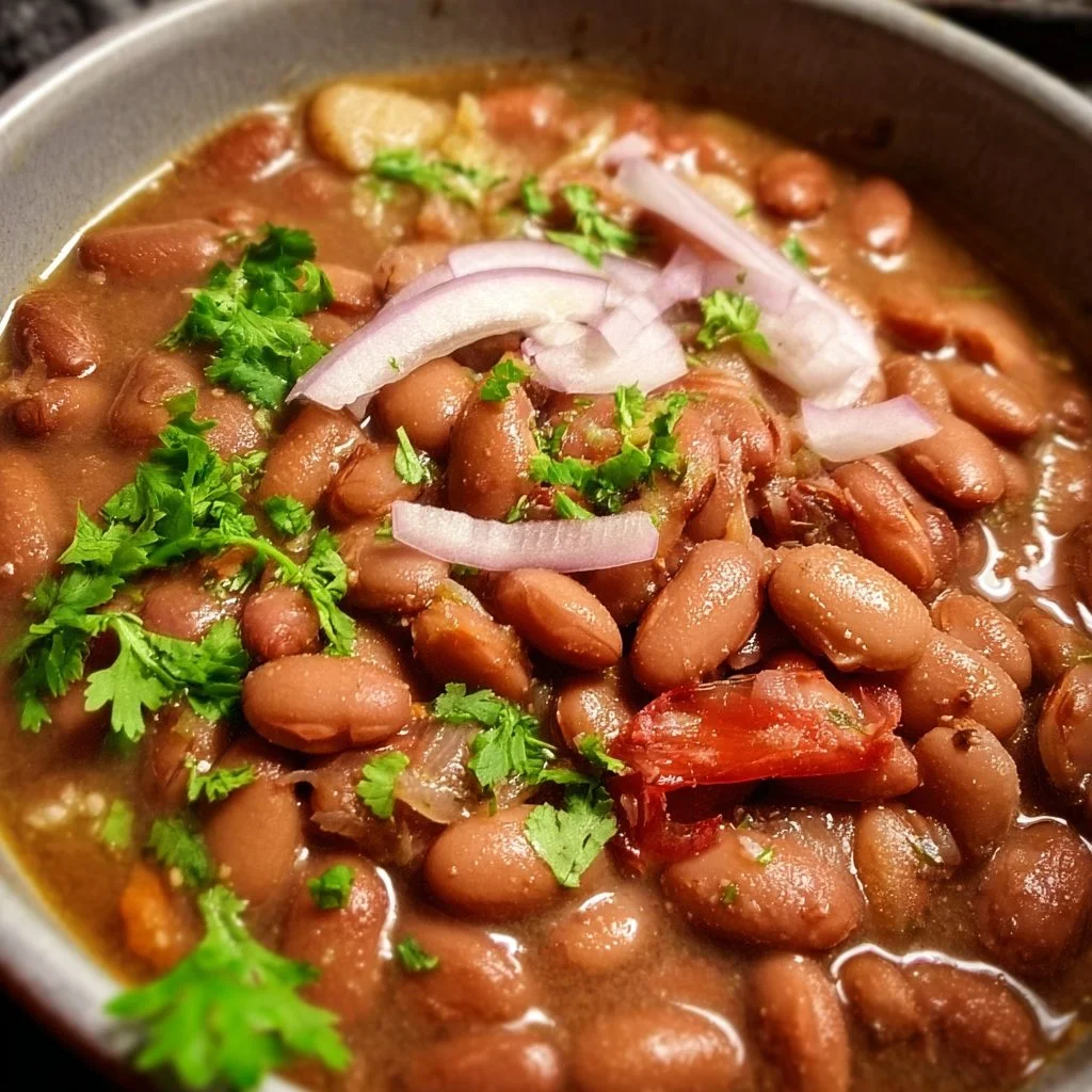 Delicious Crock Pot Pinto Beans dish served in a bowl