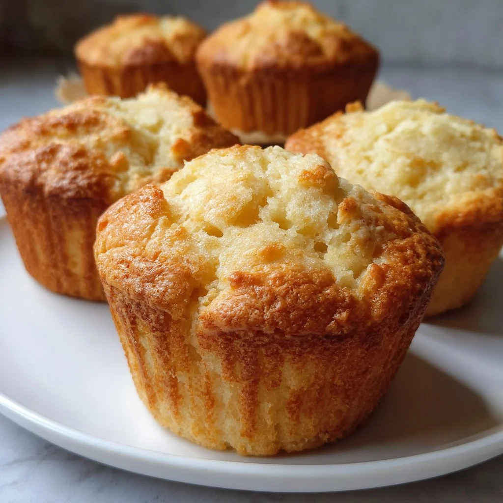 Gluten-free vegan yogurt muffins fresh out of the oven.
