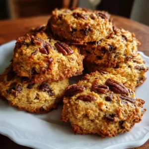 Delicious guilt-free banana oat cookies on a plate
