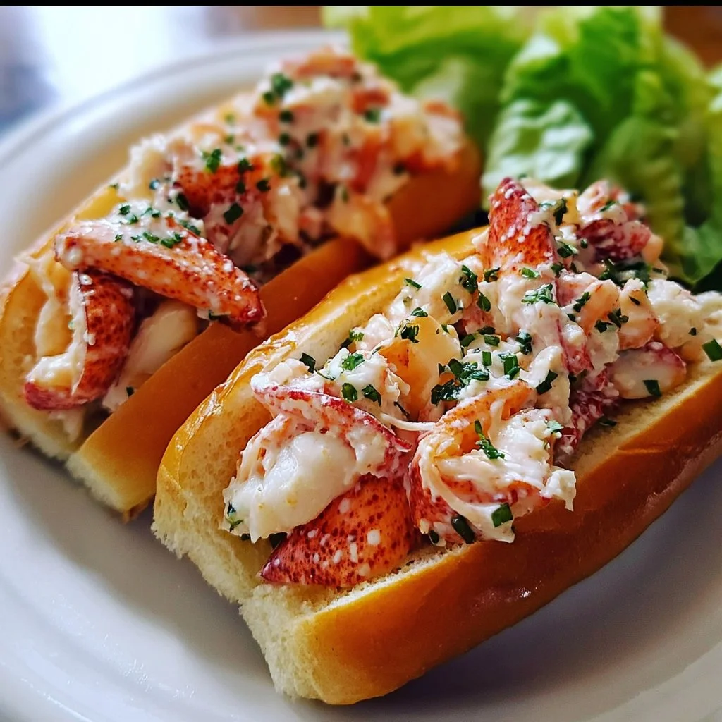 Delicious lobster rolls served with fresh ingredients and tantalizing flavors
