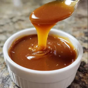 5-minute homemade salted caramel sauce in a glass jar