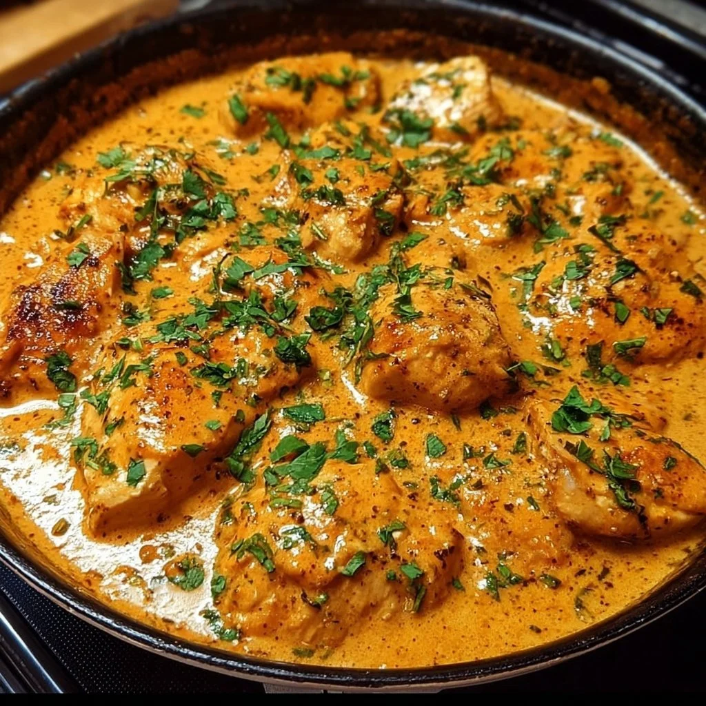 Cowboy Butter Chicken dish showcasing rich flavors and ingredients