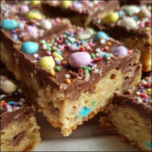 Delicious Easter Goody Bars decorated for the holiday celebration