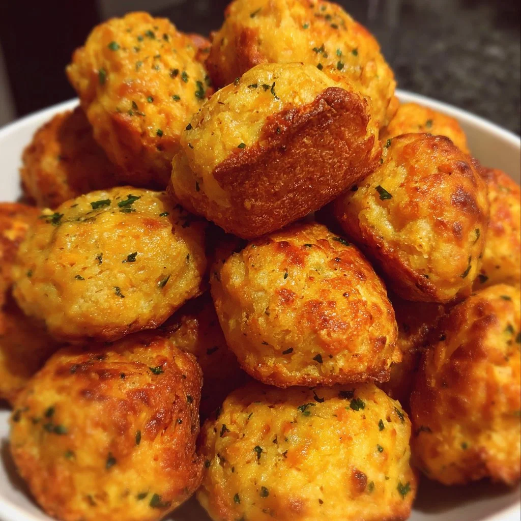 Plate of super cheesy vegan snacks topped with herbs and spices