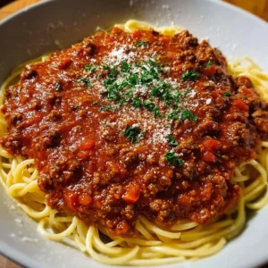 Traditional Italian spaghetti sauce cooked with love and heritage.