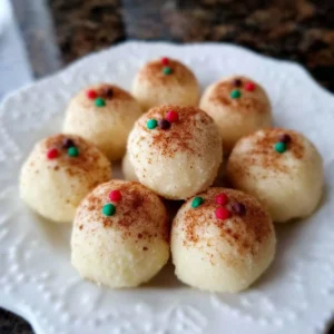 Creamy snickerdoodle truffles with cinnamon sugar coating