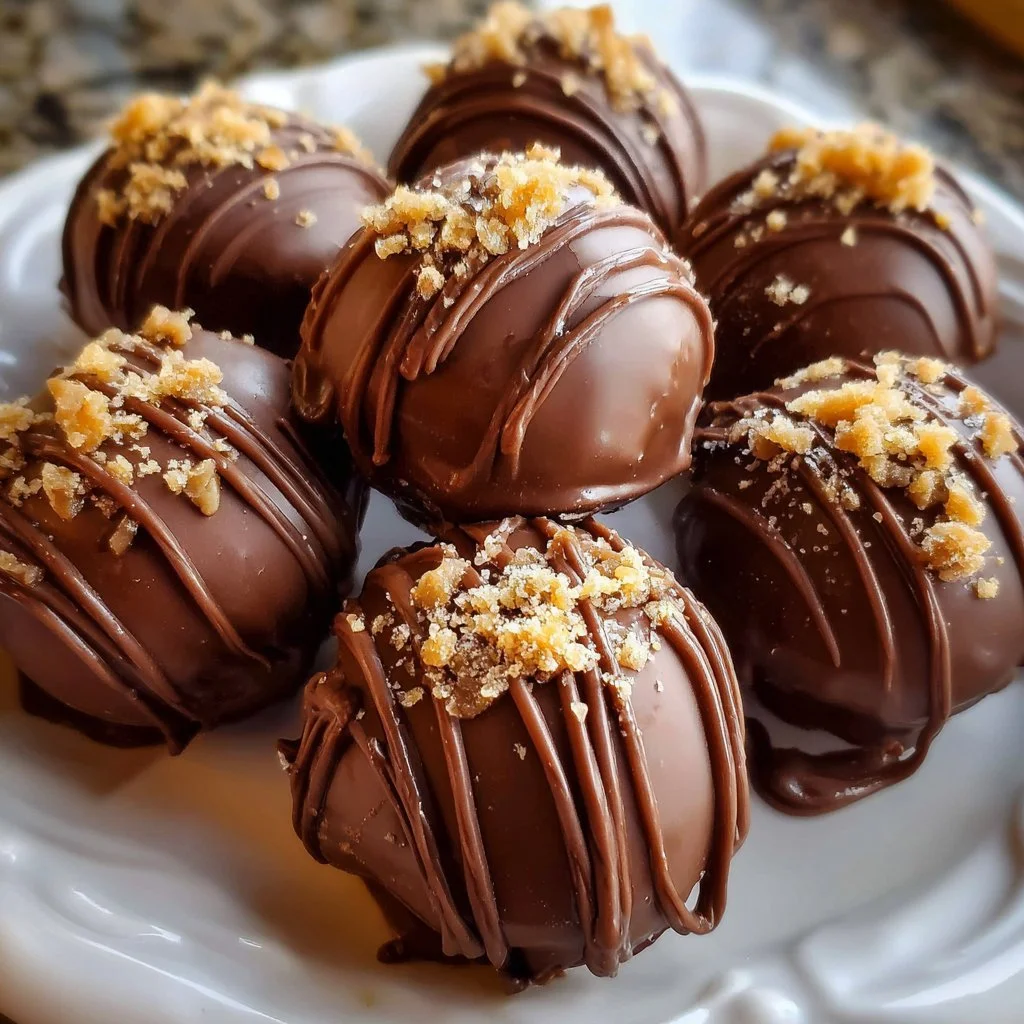 Easy coffee toffee truffles recipe with chocolate and coffee flavors