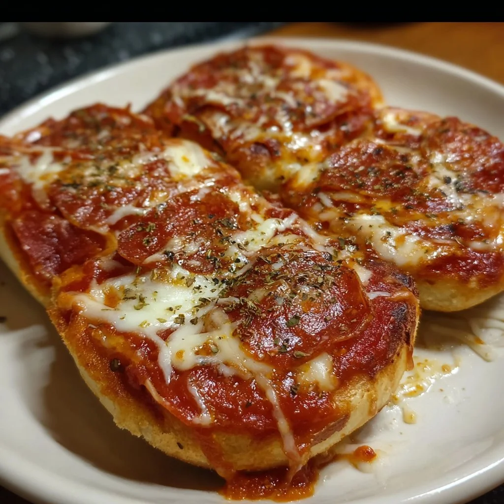 Delicious Mummy Pizza topped with cheese and pepperoni, perfect for Halloween.