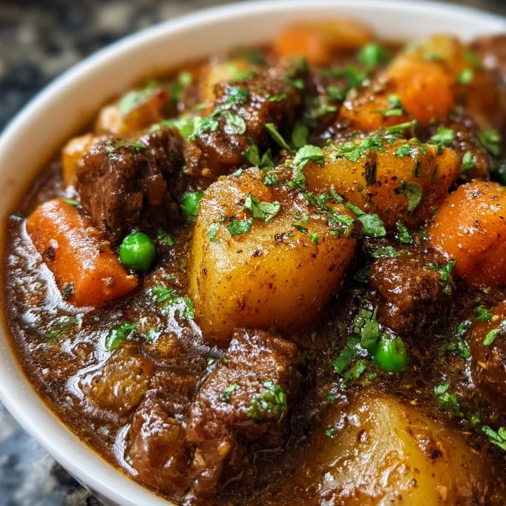 Delicious slow cooker beef stew made with tender beef and fresh vegetables