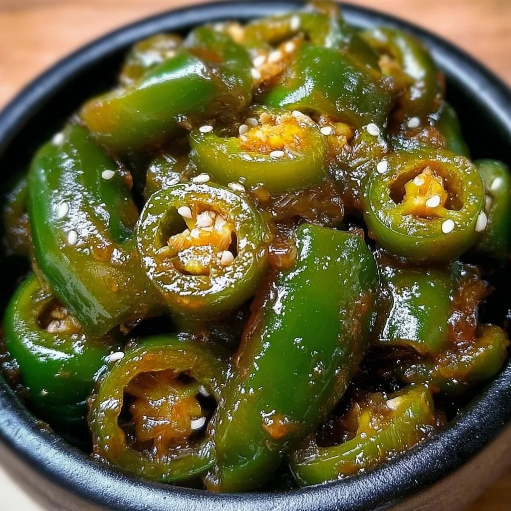 A jar of homemade candied jalapenos ready for serving and gifting.