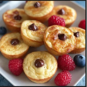 Delicious back-to-school pancake muffin bites served on a plate