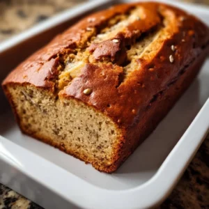 Best Ever High Protein Banana Bread with ripe bananas and nuts