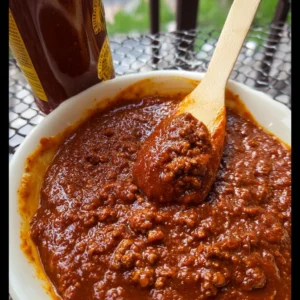 Homemade Coney Island hot dog sauce served on delicious hot dogs