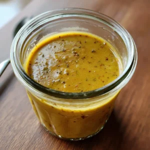 Delicious Jalapeño Honey Mustard Dressing in a glass jar