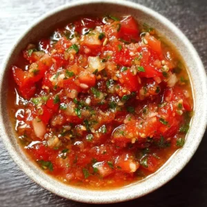 Fresh tomato salsa recipe for delicious dips and toppings.