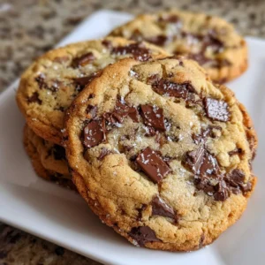 Delicious freshly baked chocolate chip cookies inspired by Jacques Torres recipe.