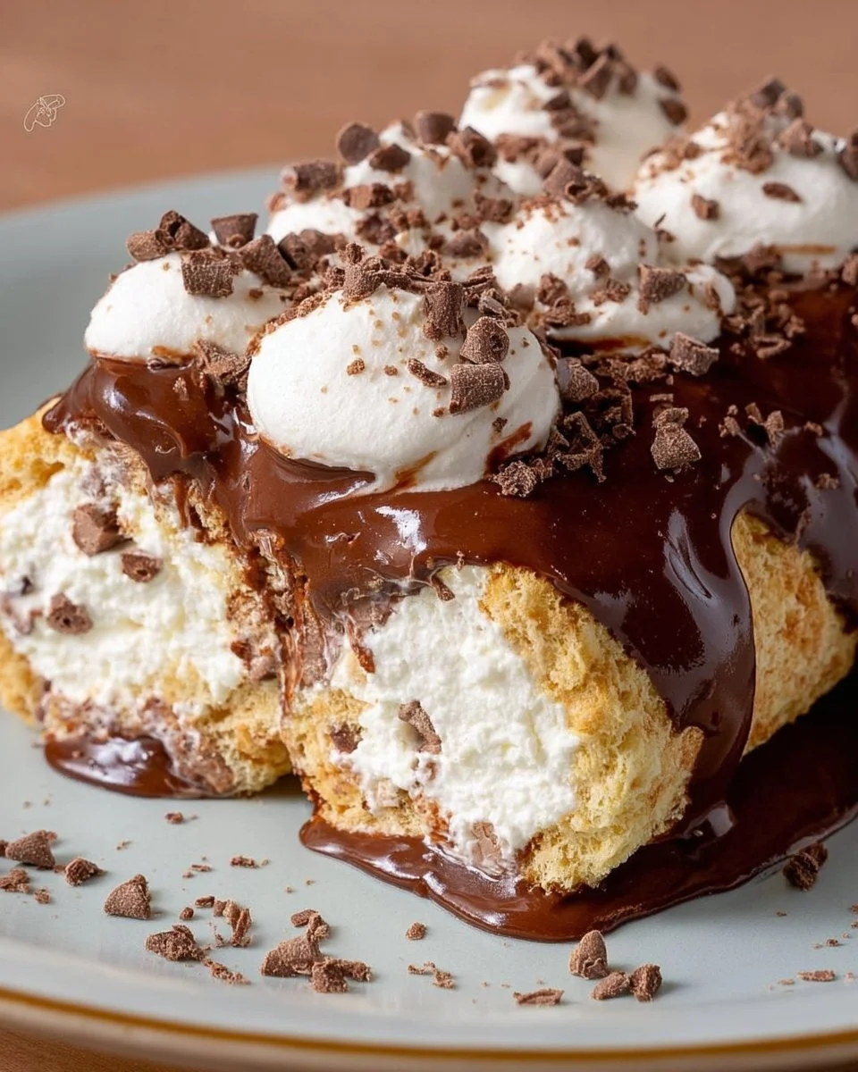 No-Bake Cannoli Delight dessert with creamy filling and crispy shells