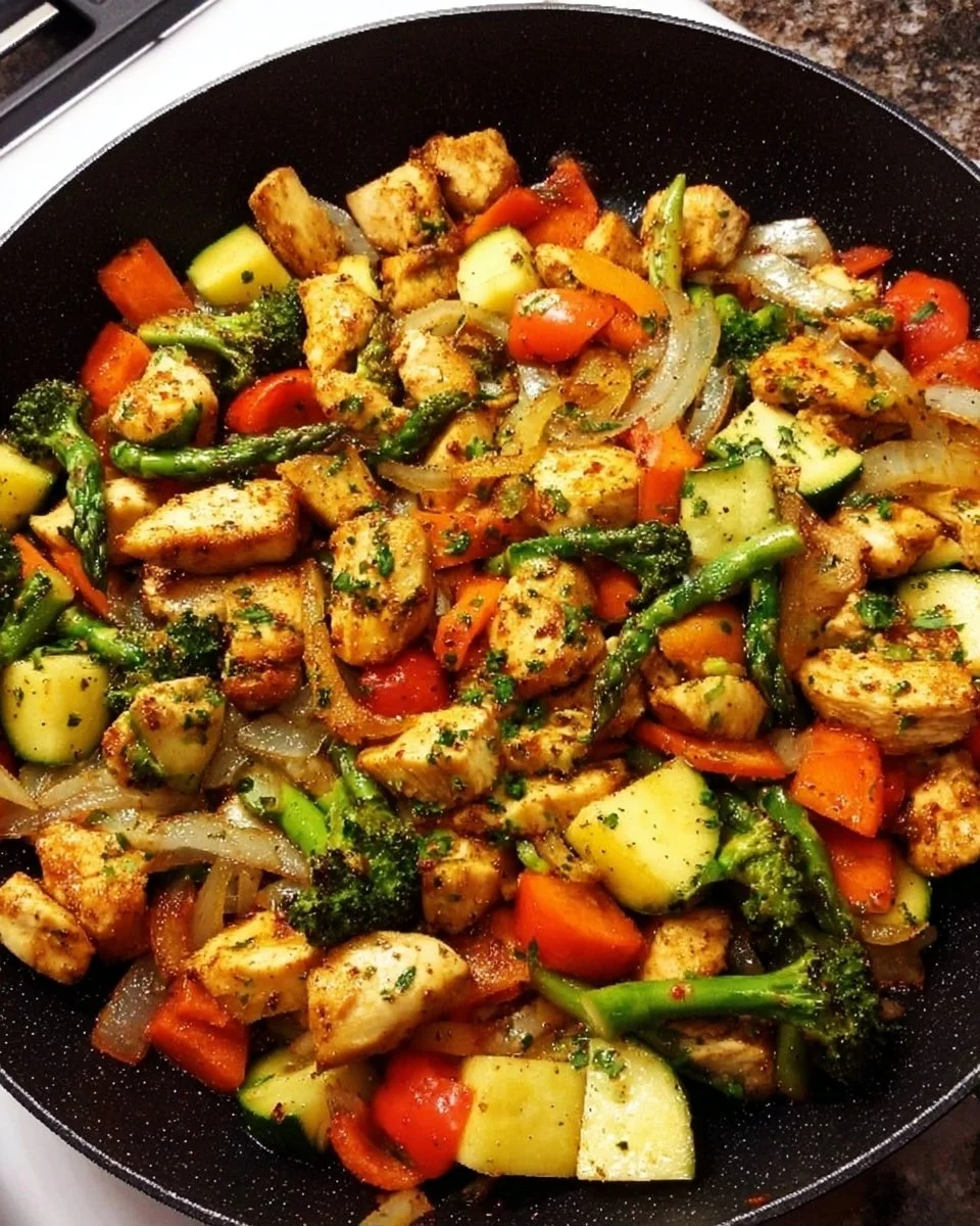 Chicken and Veggies Skillet