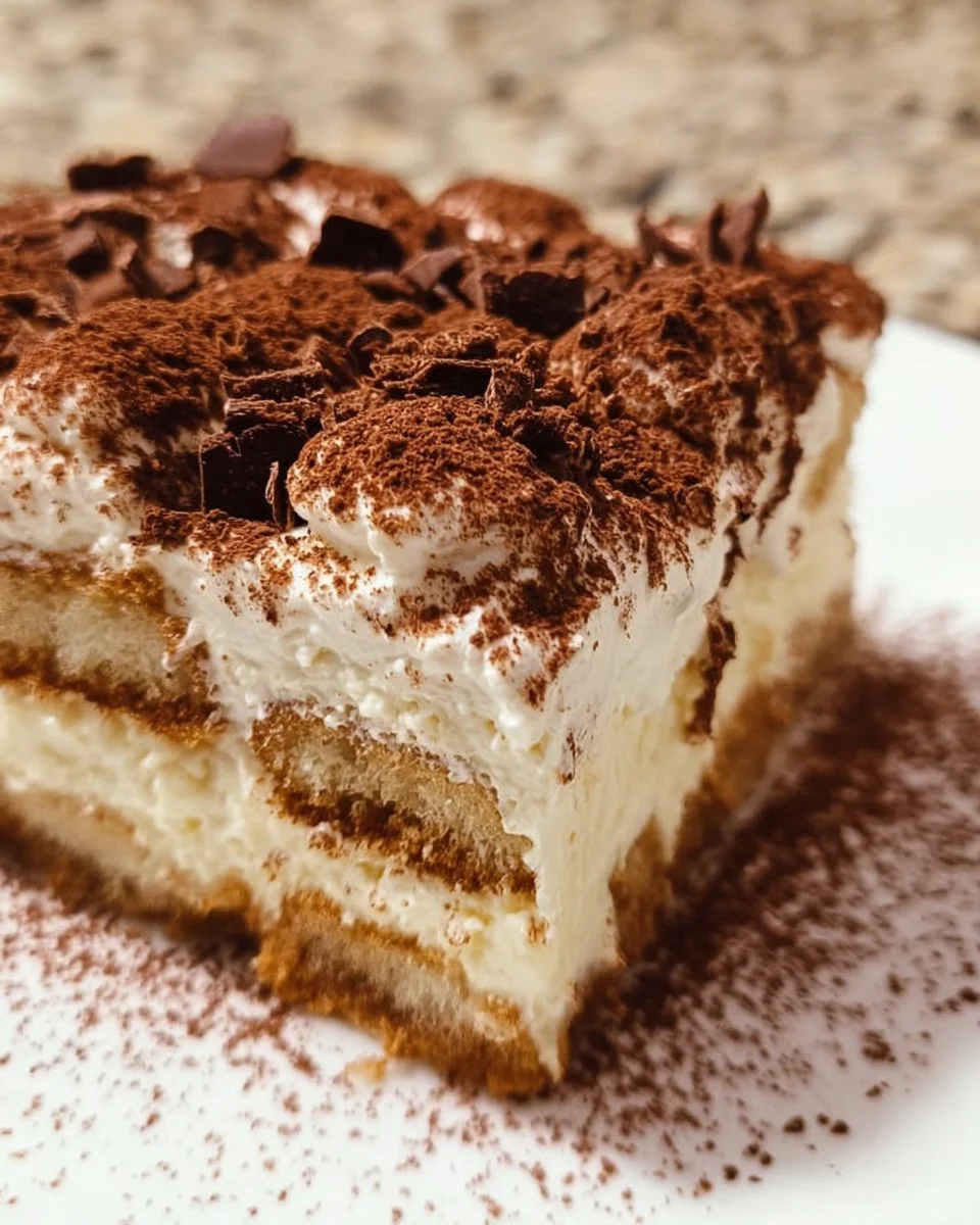 A delicious, alcohol-free Italian Tiramisu dessert served in a glass