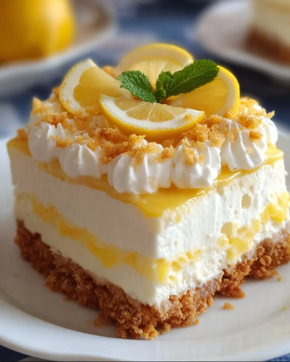 Delicious Lemon Mascarpone dessert presented beautifully for a halal celebration