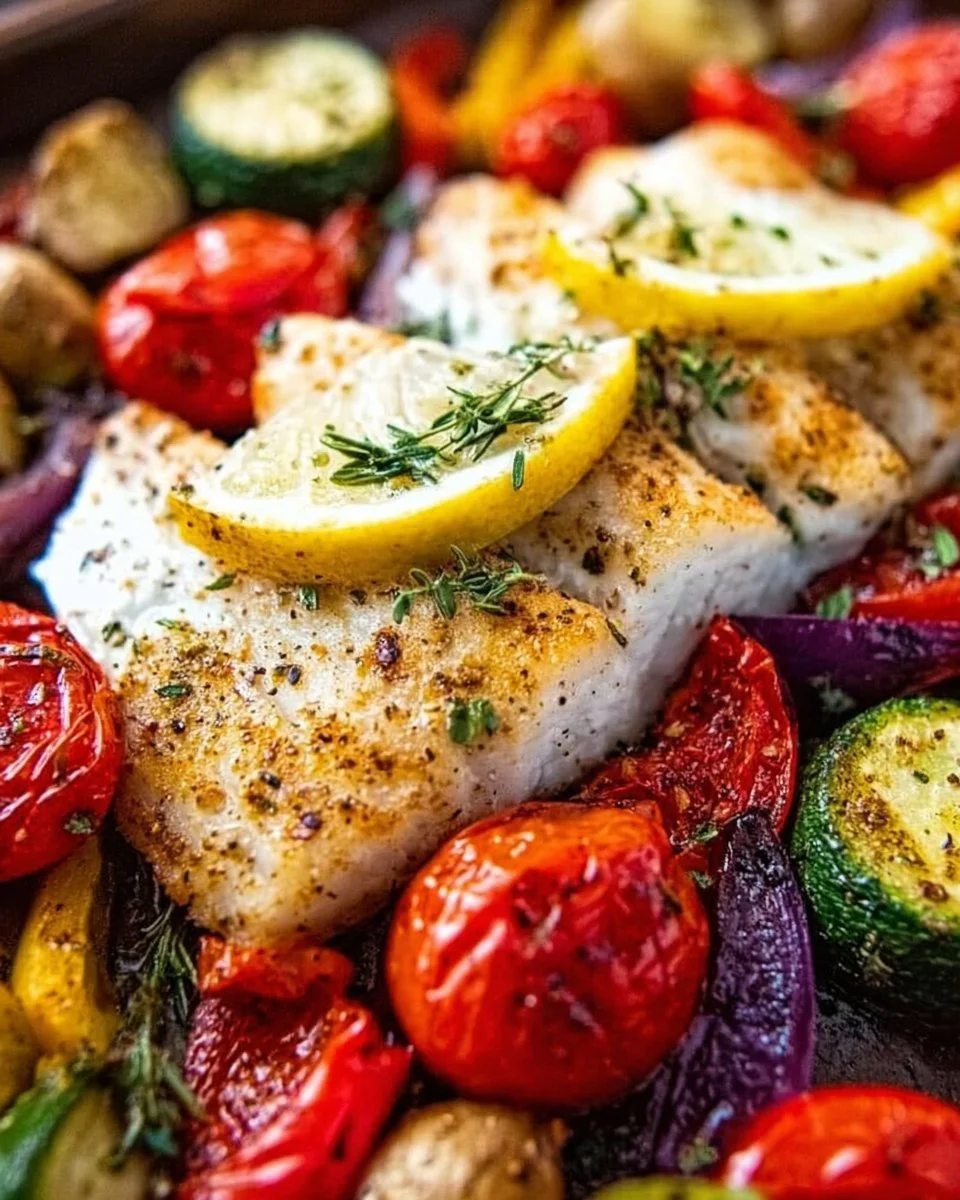 Roasted Mahi Mahi Sheet Pan Dinner