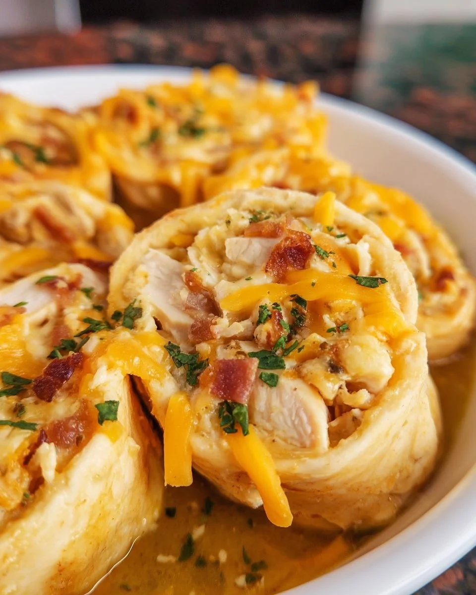 Cheesy Ranch Chicken Roll Ups