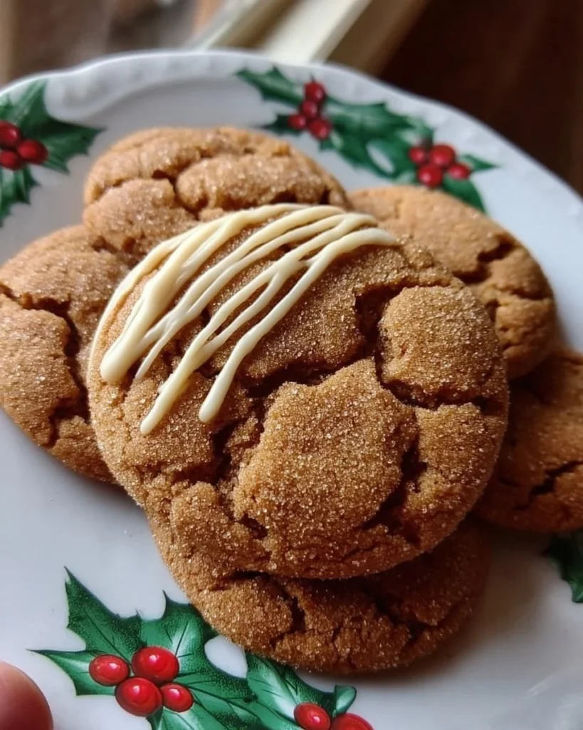 Freshly baked chewy Maple Cinnamon Cookies on a cooling rack
