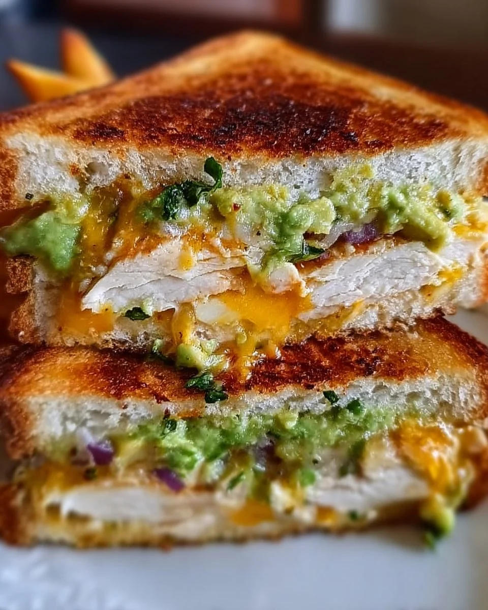 Chicken Avocado Melt Sandwich