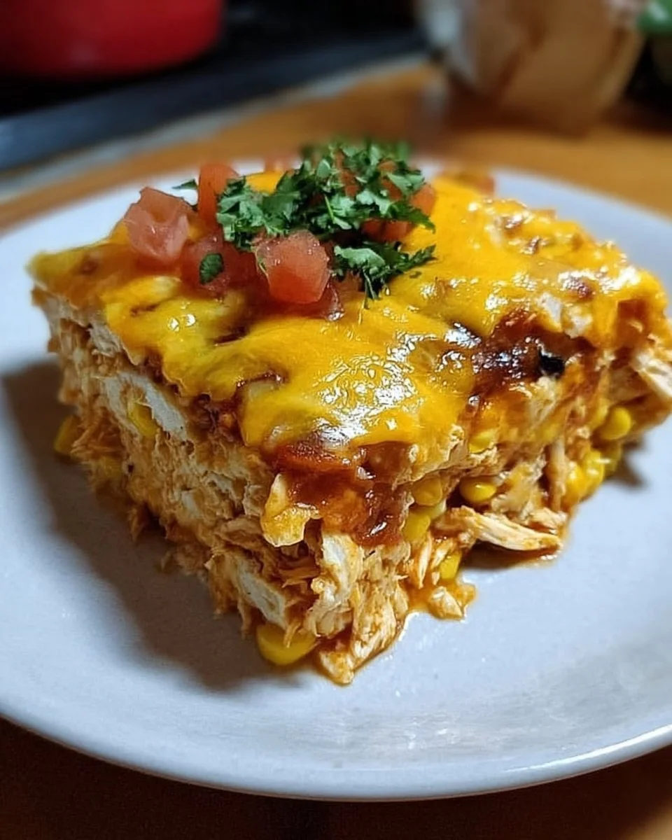 Chicken Burrito Casserole