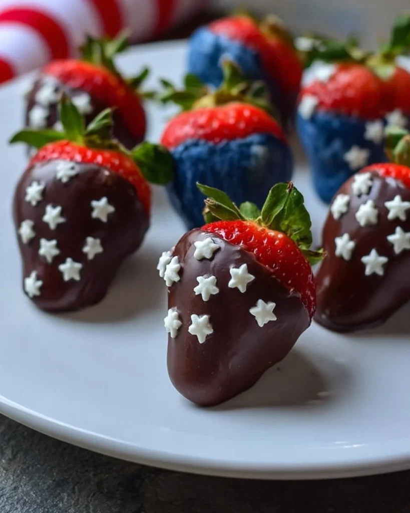 Delicious chocolate covered strawberries ready to enjoy