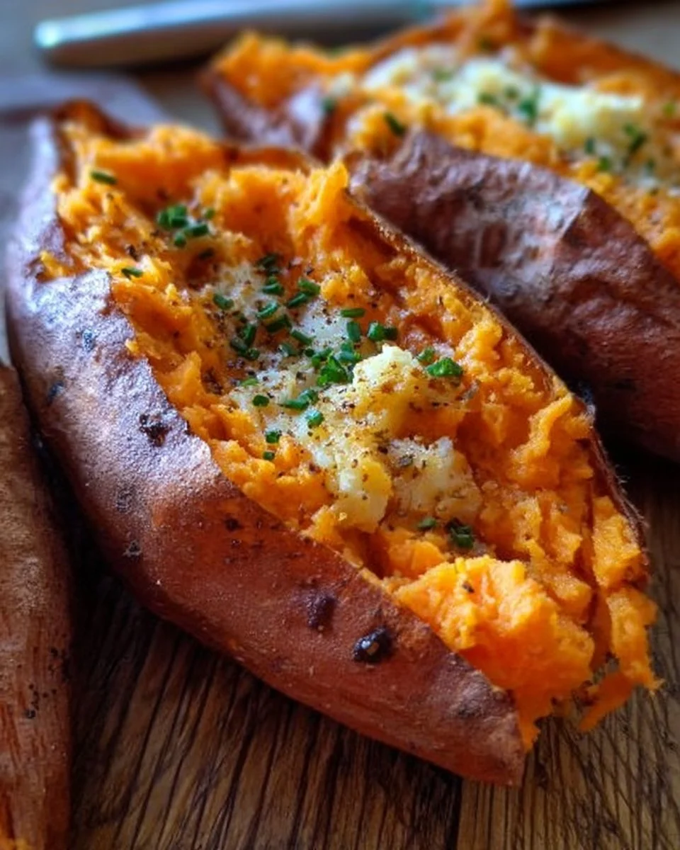 Easy Baked Sweet Potato