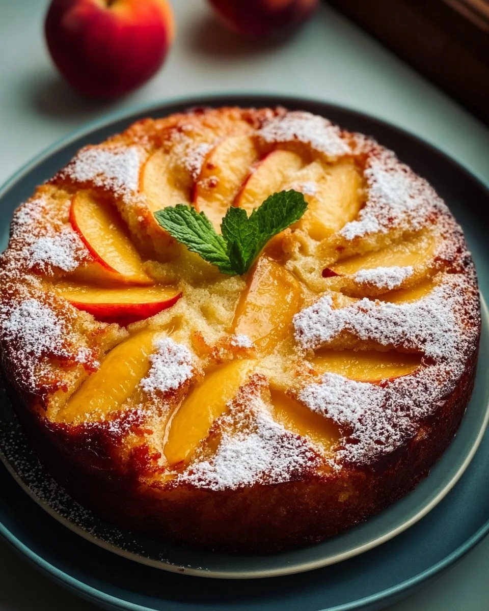 Fresh Peach Cake