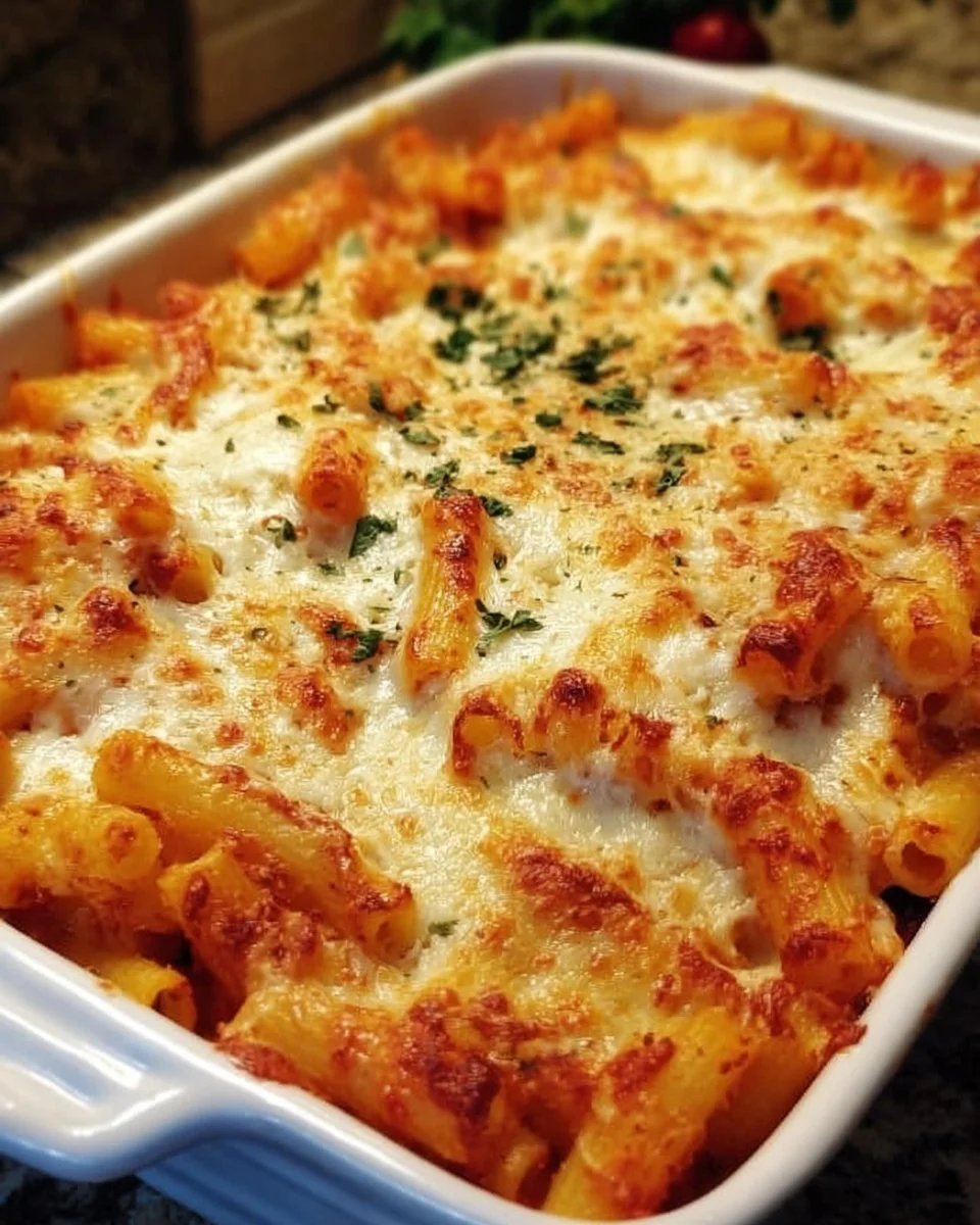 Irresistible Meatless Baked Ziti