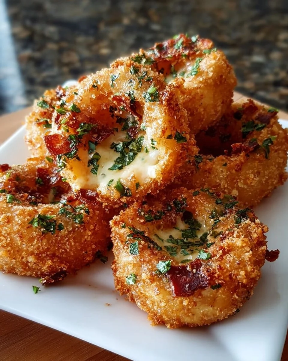 Jalapeño Popper Stuffed Onion Rings