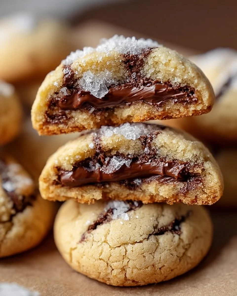 Nutella Stuffed Cookies