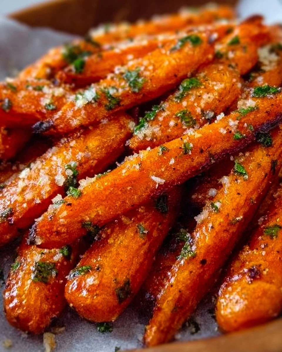 Parmesan Roasted Carrots