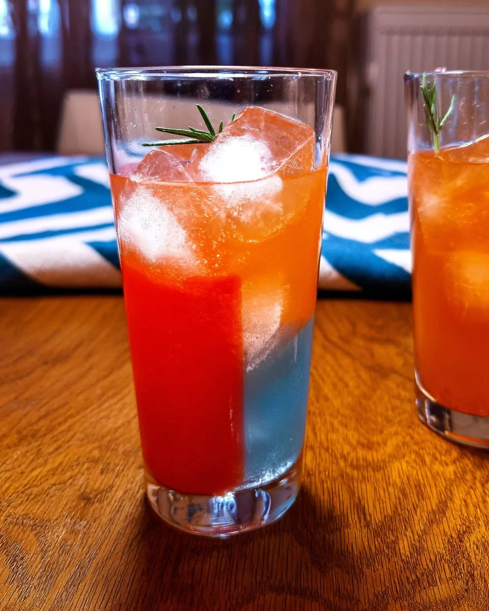Variety of colorful party drinks served at a festive gathering