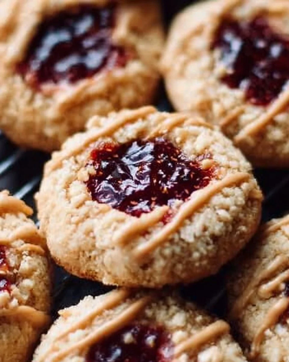 Peanut Butter Jam Thumbprints