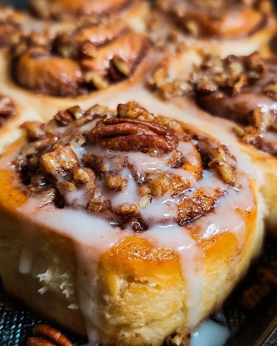 Pecan Pie Cinnamon Rolls