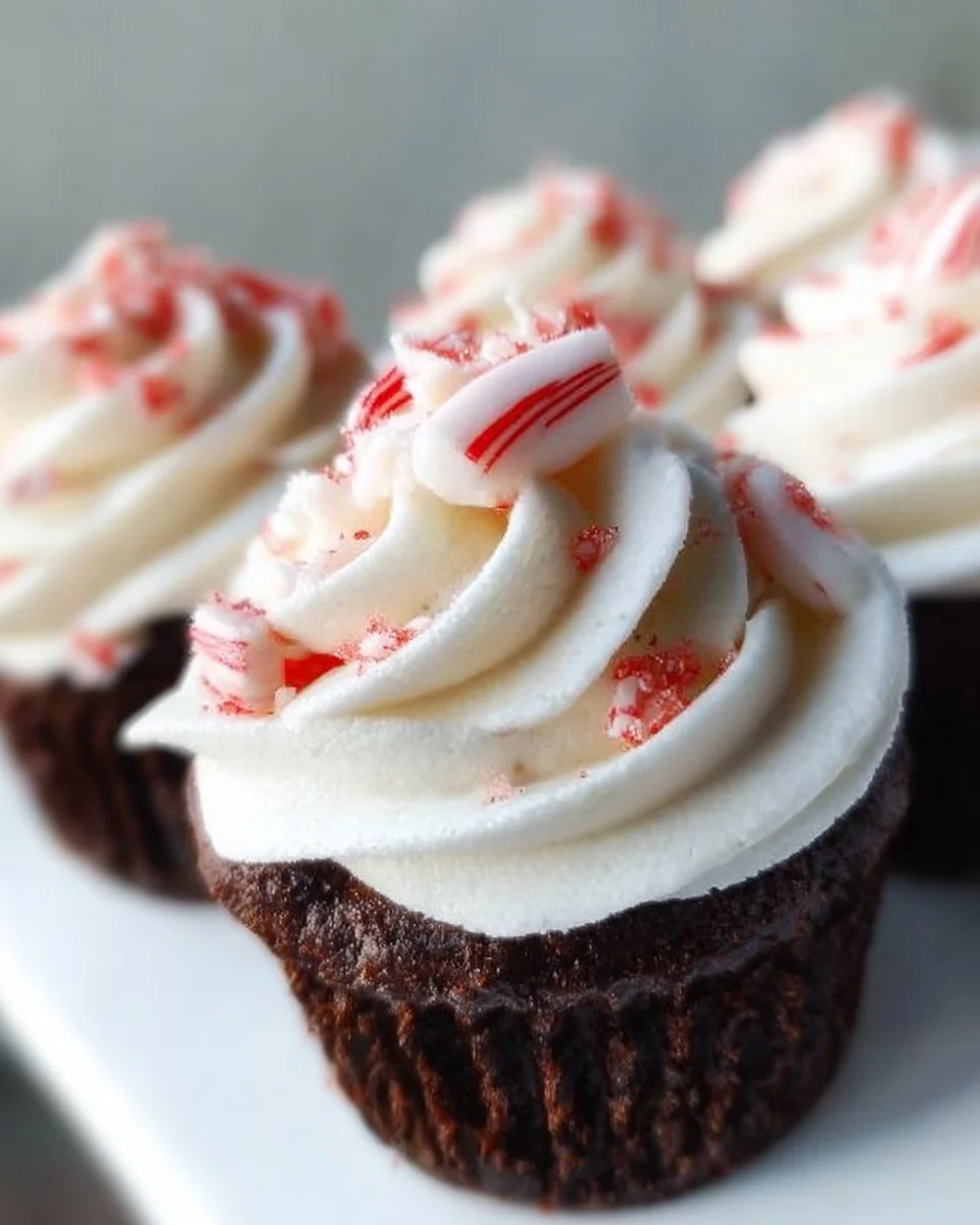 Peppermint Chocolate Cupcakes