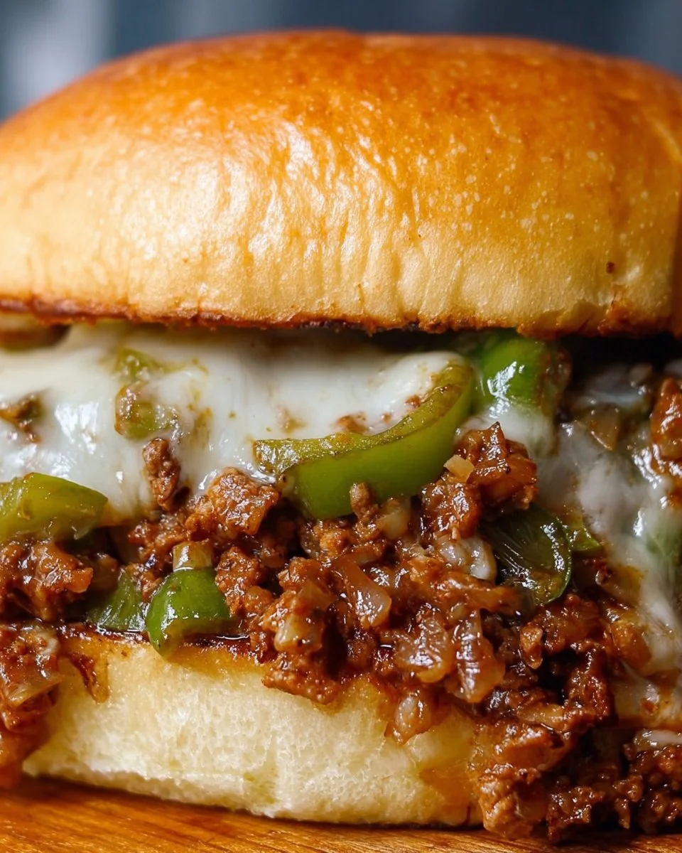 Philly Cheesesteak Sloppy Joes