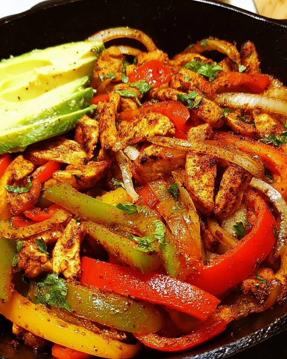 Skillet Chicken Fajitas