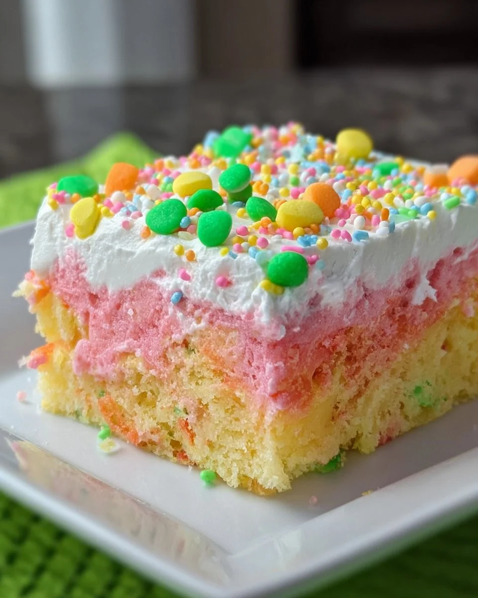 Spring Poke Cake